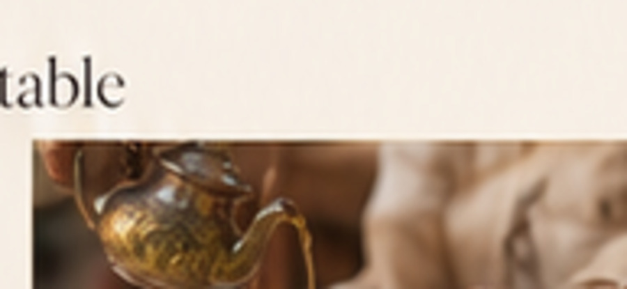 Moroccan mint tea